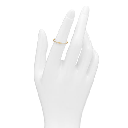 Cartier 18K Yellow Gold Diamond 1.5mm Etincelle de Cartier Wedding Band Ring 52 6 2 of 4
