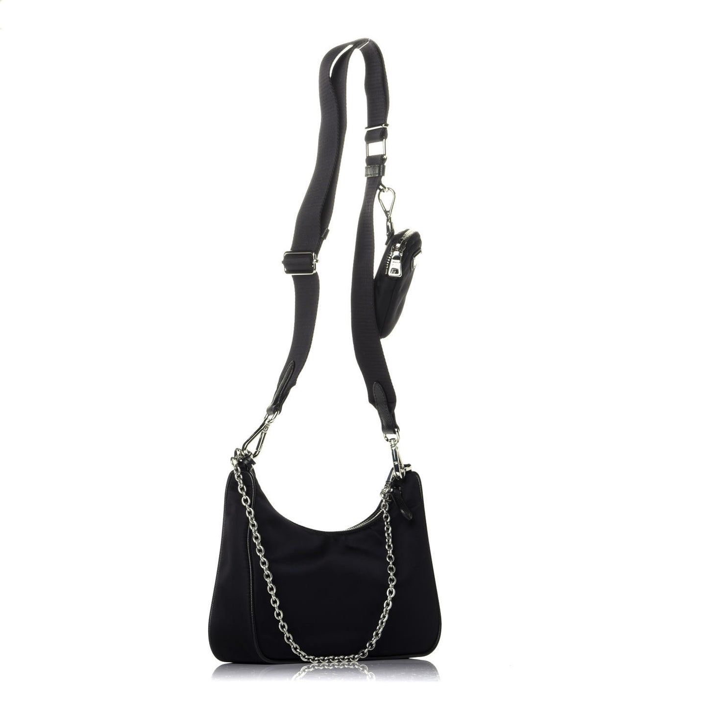 Nylon Re-Edition 2005 Shoulder Bag Black