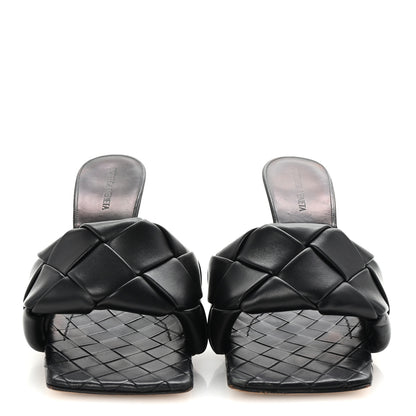 Bottega Veneta Nappa Maxi Intrecciato Lido Mule Sandals 40 Black 3 of 9