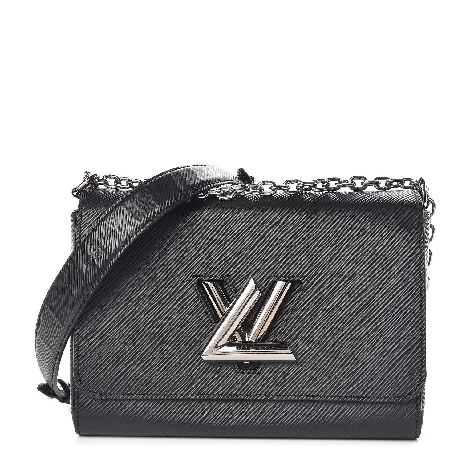 Louis Vuitton Epi Twist Shoulder Bag MM Black 1 of 12
