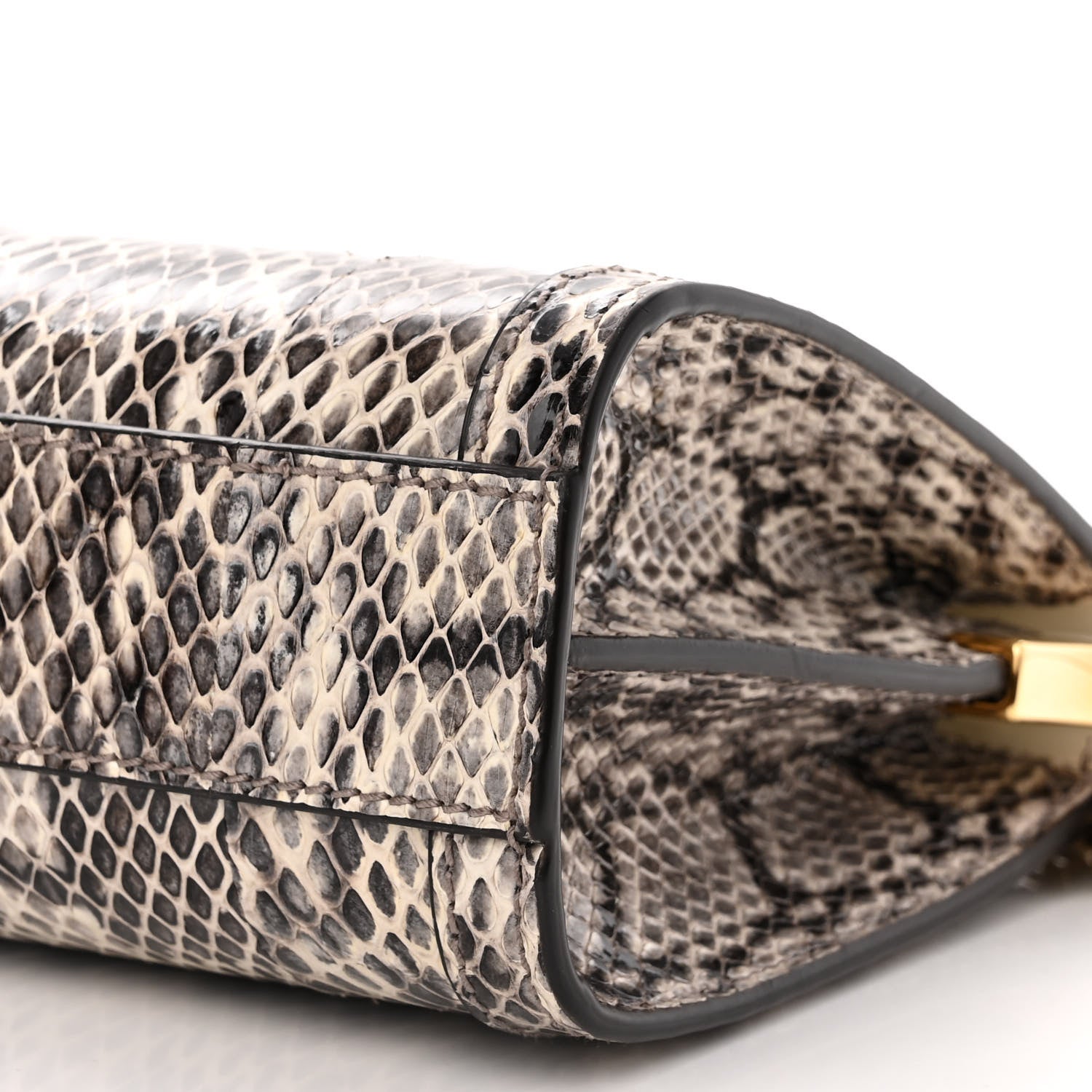 Gucci Snakeskin GG Small Ophidia Chain Shoulder Bag Roccia 9 of 10