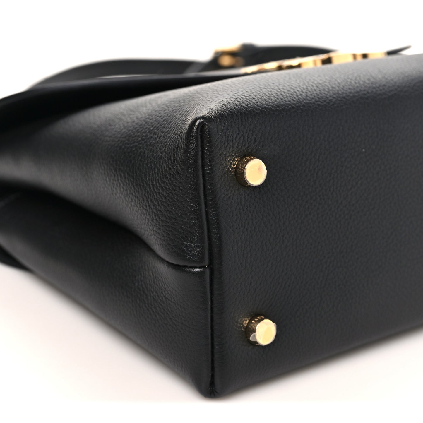 Supple Grained Calfskin Medium Nino Black