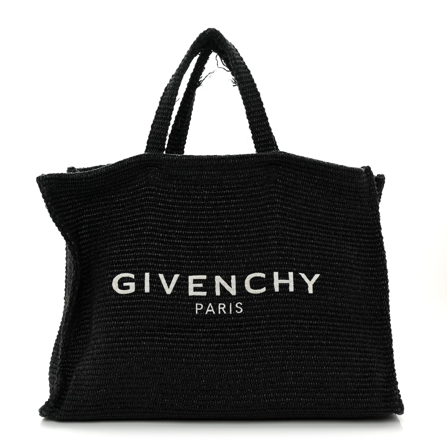 Raffia Medium G Tote Black