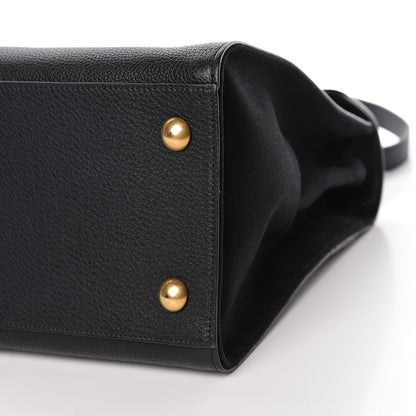 Saint Laurent Calfskin Canvas Medium Muse Two Black 11 of 11