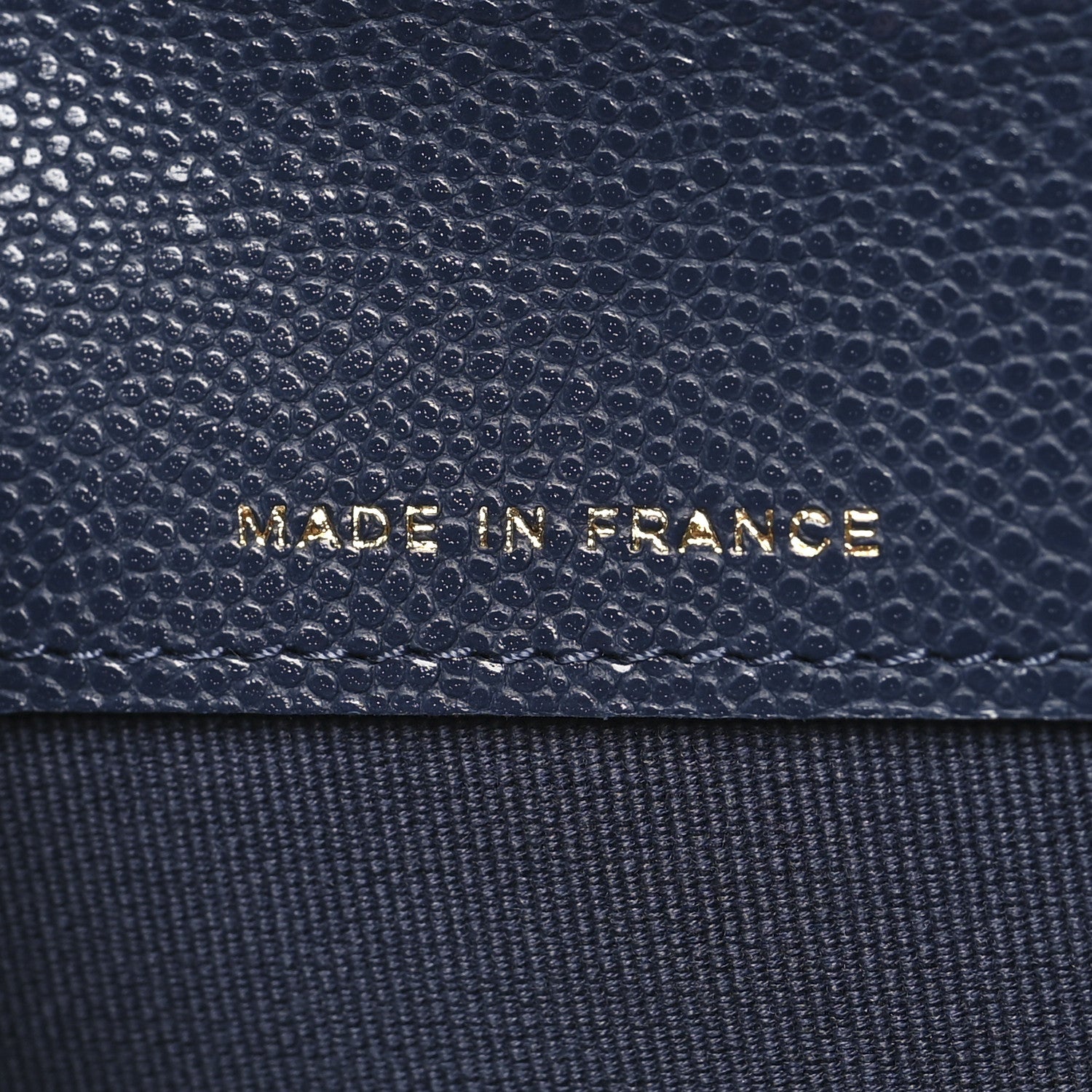 Chanel Caviar Quilted Flap Card Holder Wallet Navy Blue 7 of 9