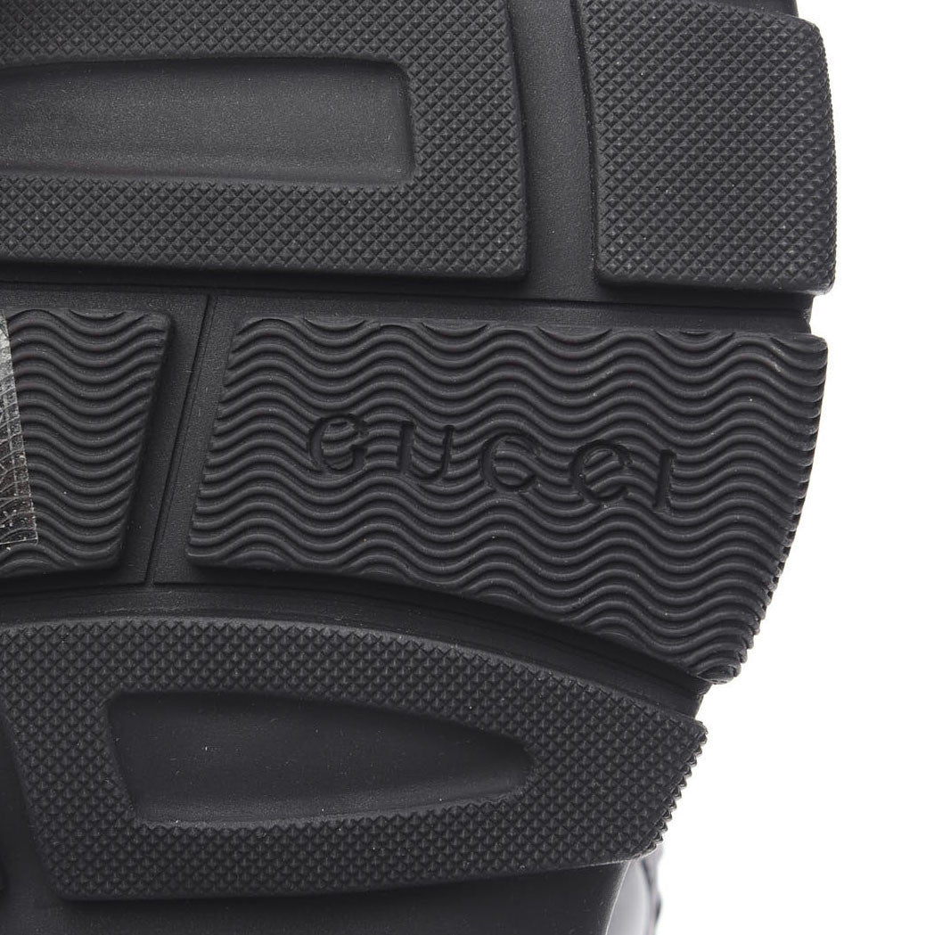 X SEGA Nappa Mesh Mens Aguru Sandals 7.5 Loess Black