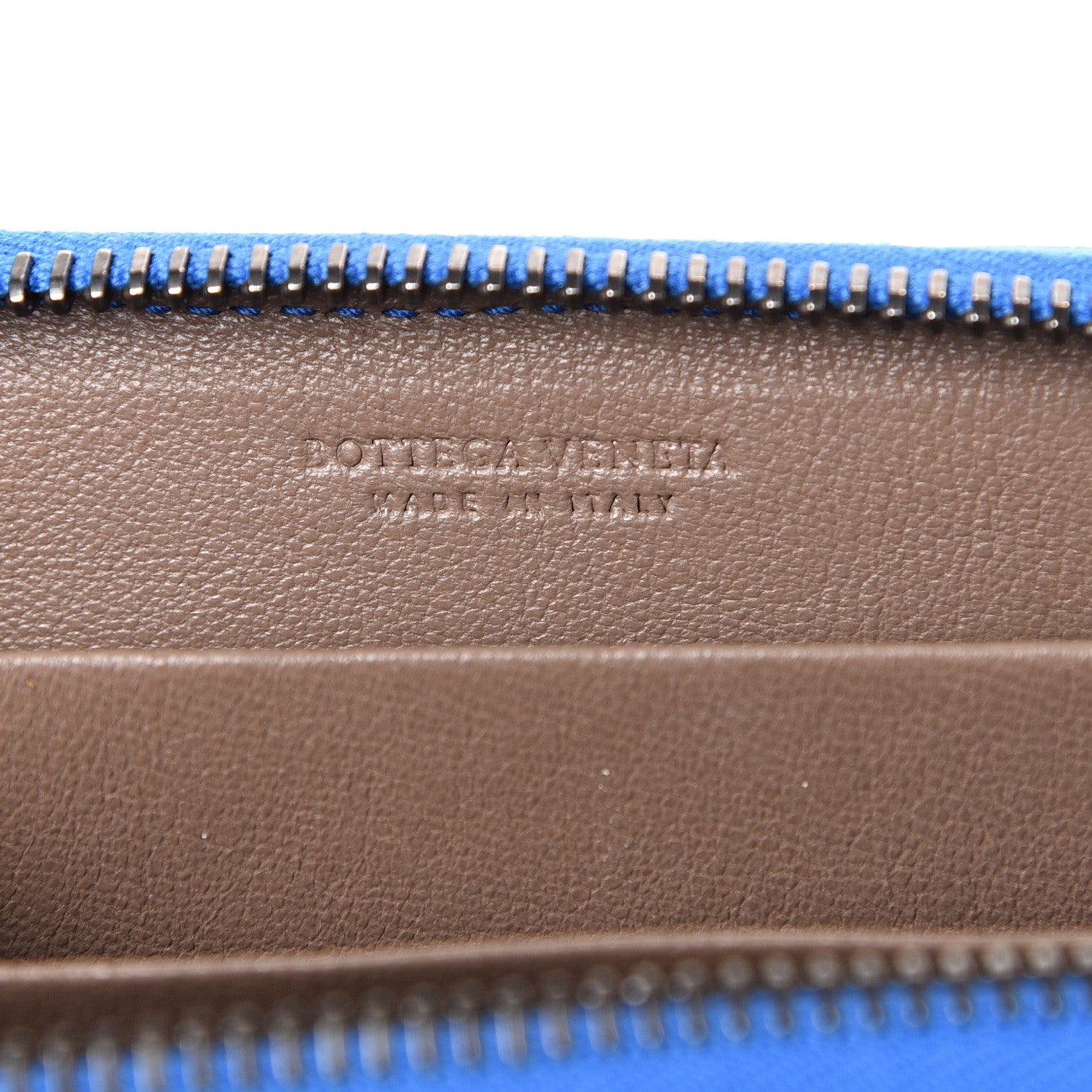 Bottega Veneta Nappa Intrecciato Zip Around Coin Purse Bleuette 5 of 7