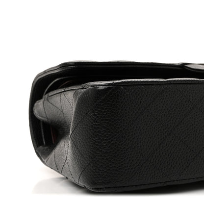 Chanel Caviar Quilted Medium Double Flap Black 9 of 10