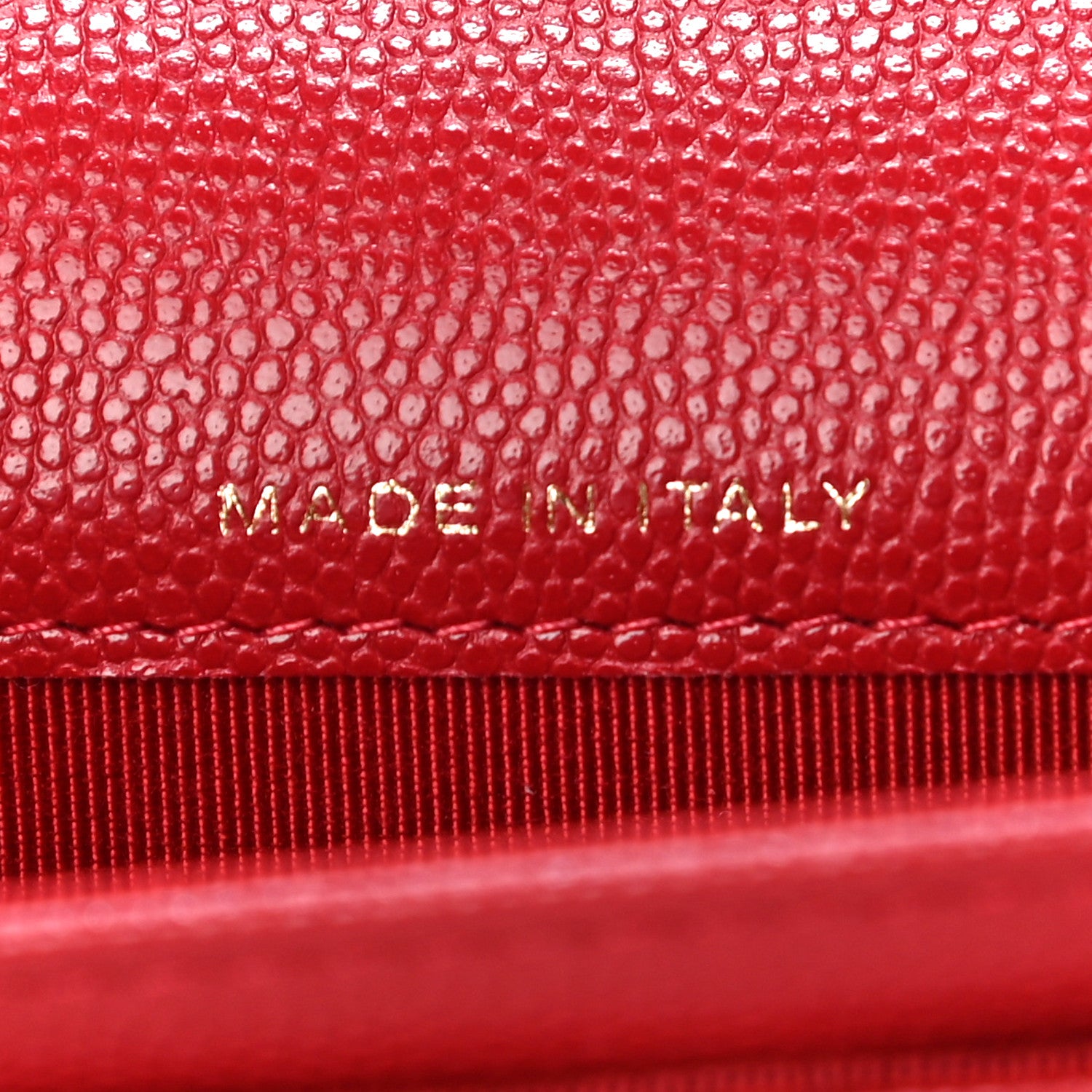 Chanel Caviar Quilted Flap Card Holder Wallet Red 7 of 12
