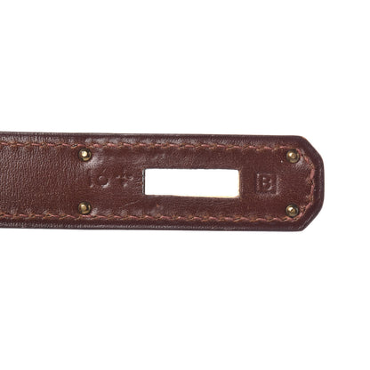 Hermes Box Kelly Retourne 32 Havane 7 of 11