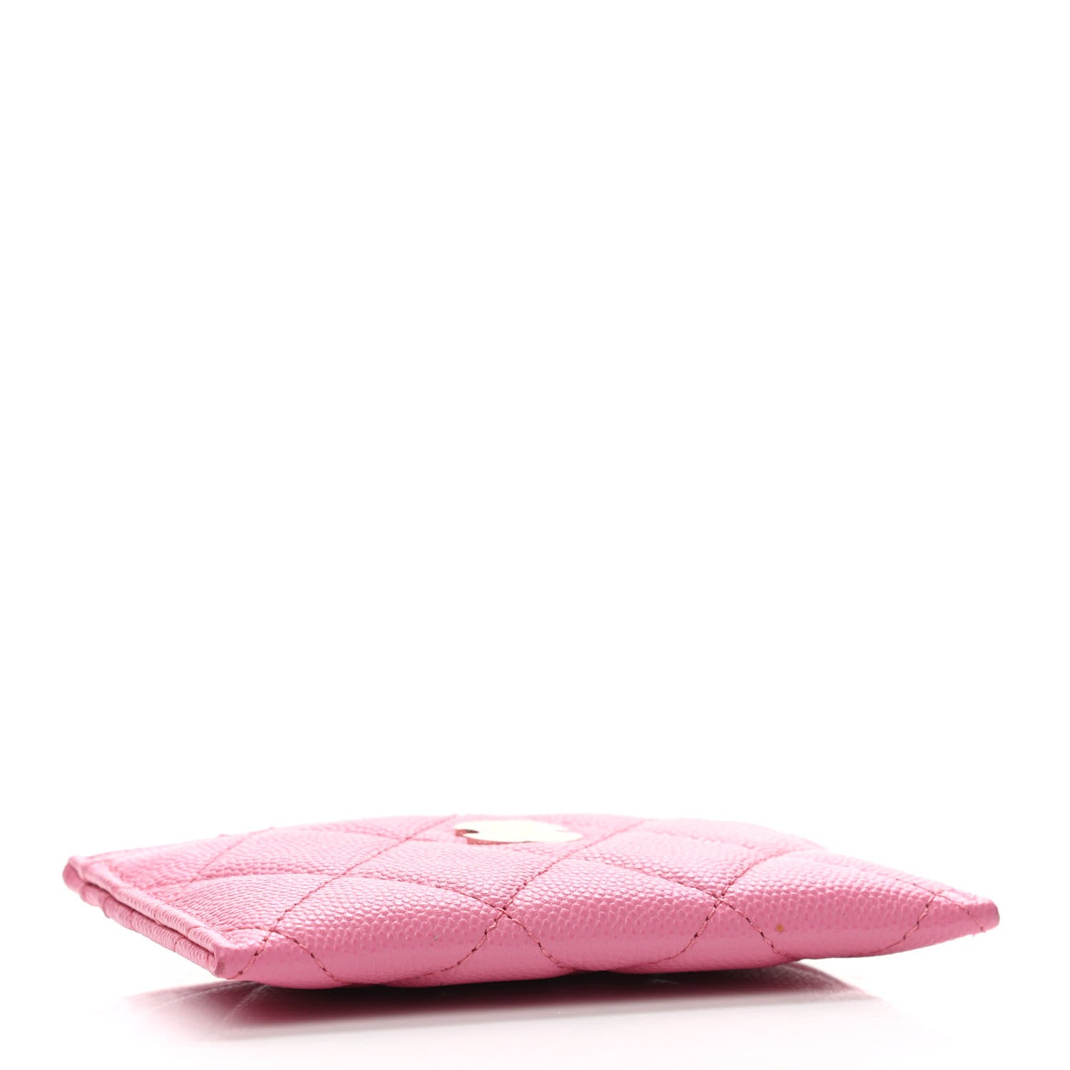 Chanel Caviar Quilted Card Holder Pink 3 of 5