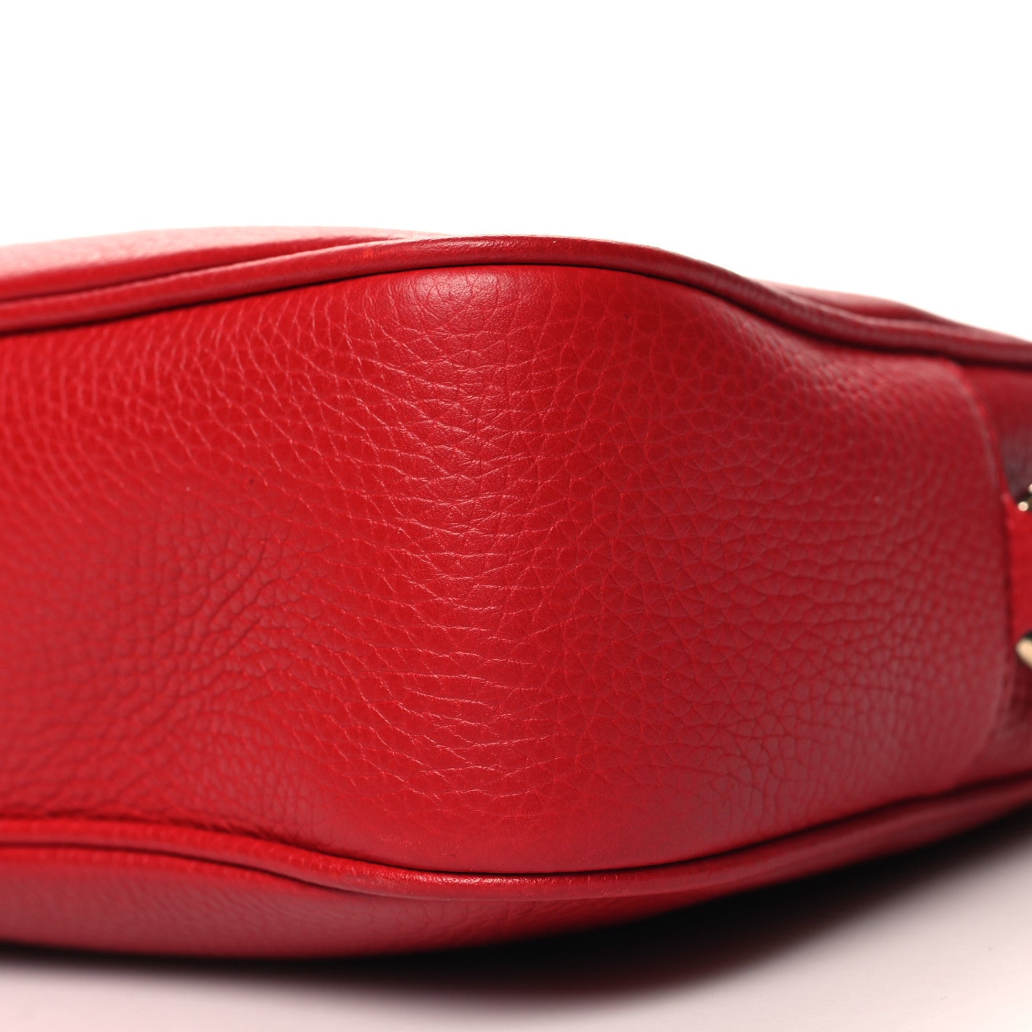 Gucci Pebbled Calfskin Small Soho Disco Bag Tabasco Red 10 of 12