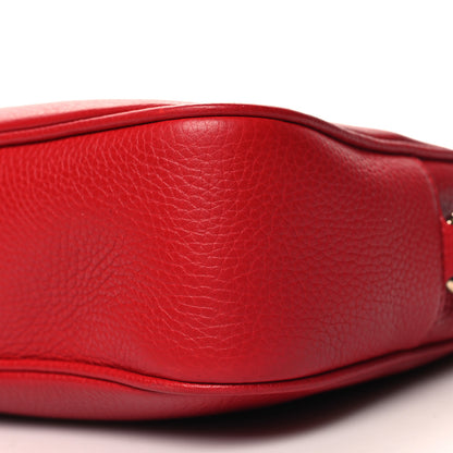 Gucci Pebbled Calfskin Small Soho Disco Bag Tabasco Red 10 of 12