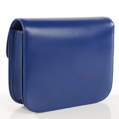 Celine Smooth Calfskin Medium Classic Box Flap Bag Indigo 3 of 8