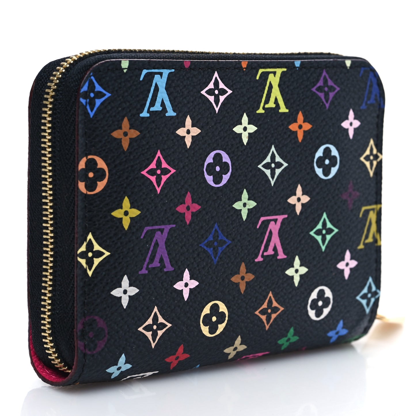 Monogram Multicolor Zippy Coin Purse Black Grenade