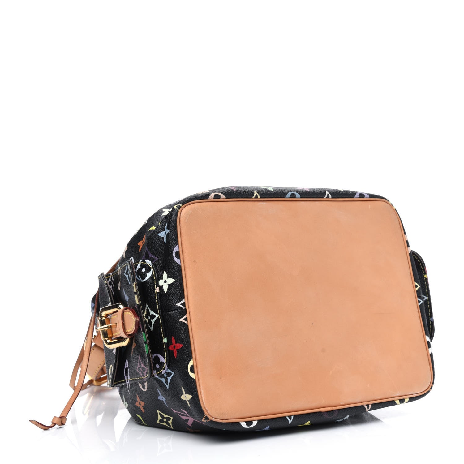 Louis Vuitton Monogram Multicolor Petit Noe Black 4 of 25