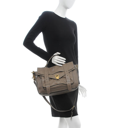 Proenza Schouler Lambskin Medium PS1 Satchel Smoke 3 of 14