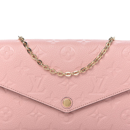 Louis Vuitton Empreinte Pochette Felicie Chain Wallet Rose Poudre 11 of 11