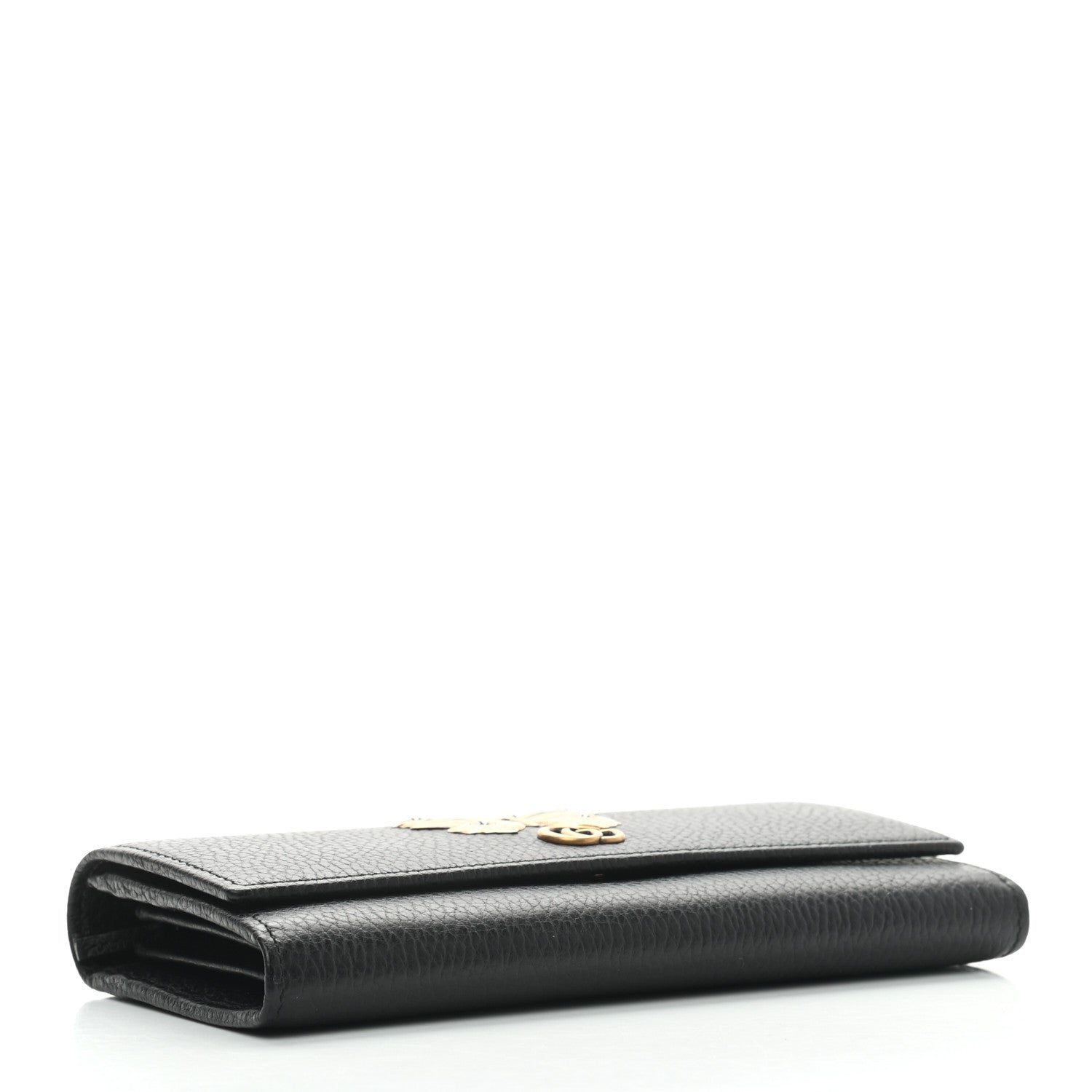 Gucci Calfskin Garden Continental Wallet Black 4 of 7
