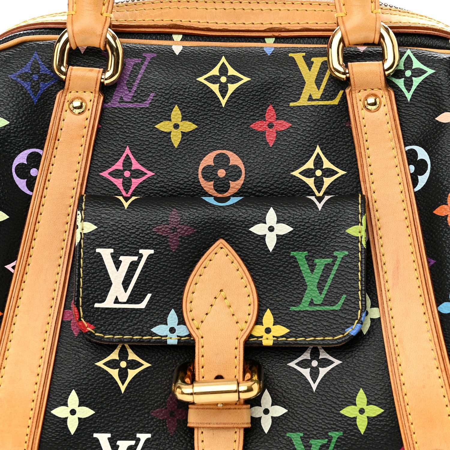 Louis Vuitton Monogram Multicolor Priscilla Black 8 of 13