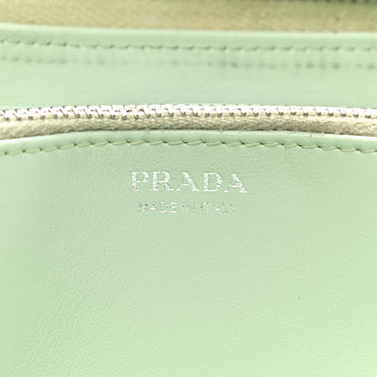 Prada X JAMES JEAN Glace Calfskin Rabbit Print Zip Around Wallet Opaline 6 of 11