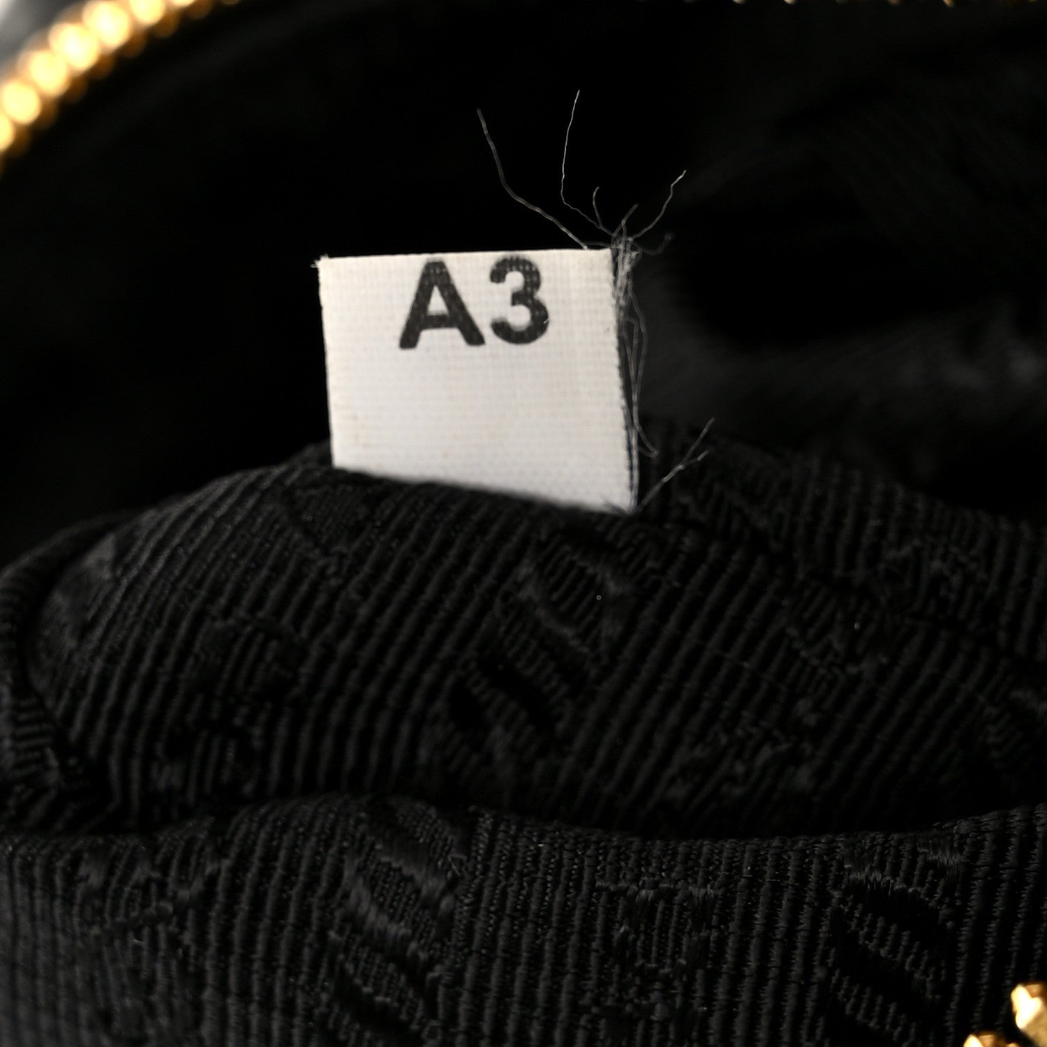 Prada Jacquard Saffiano Triangolo Symbole Embroidered Top Handle Crossbody Bag Black Corda 7 of 10