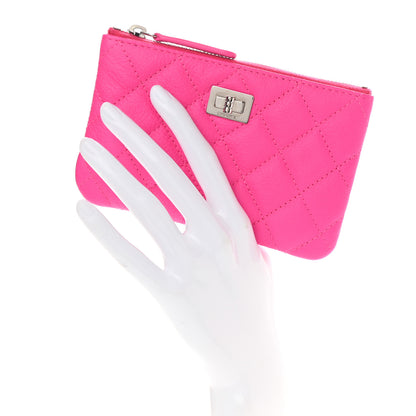 Chanel Goatskin Quilted Small Reissue Cosmetic Case Pink 2 of 8