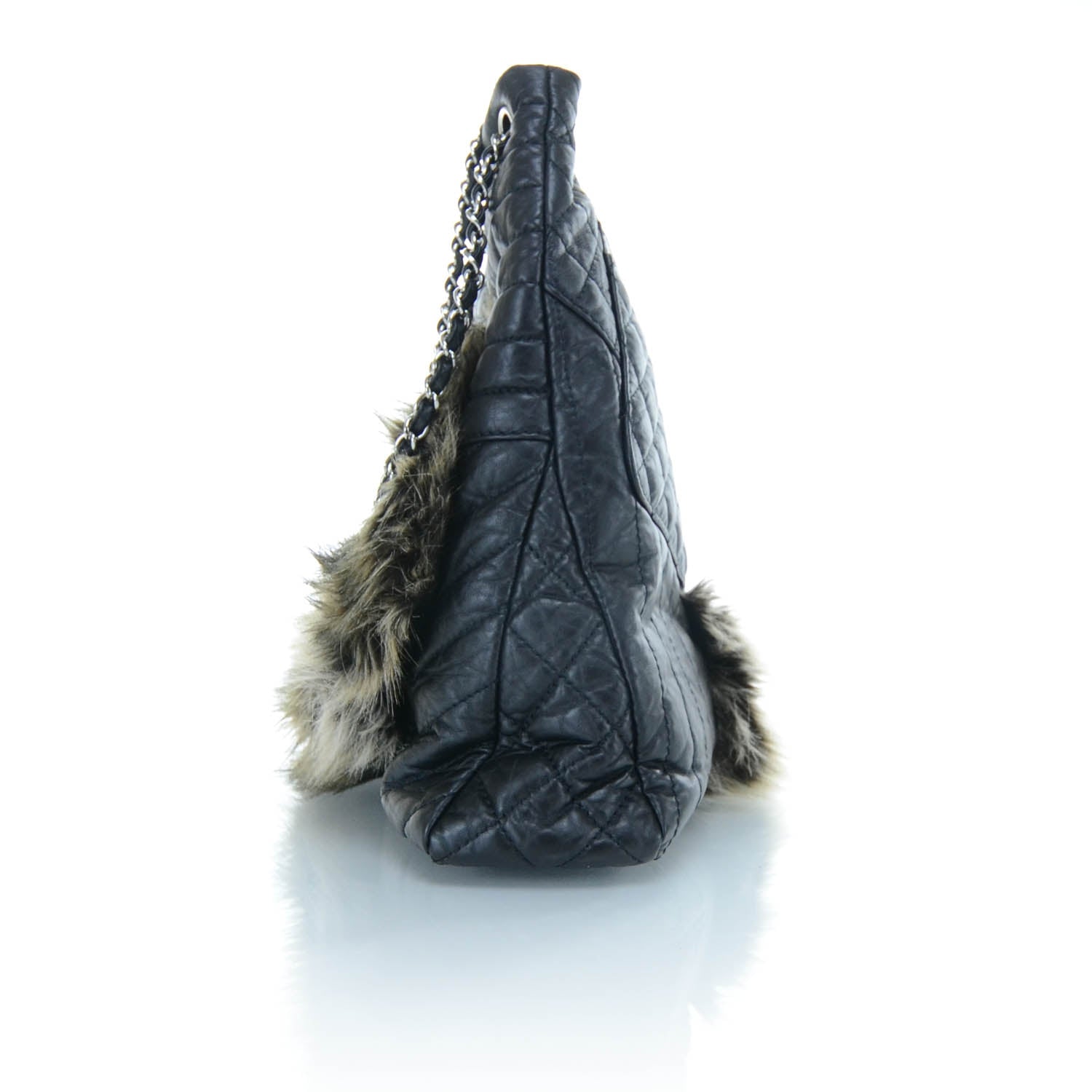 Chanel Fantasy Fur Karl's Cabas Tote 9 of 14