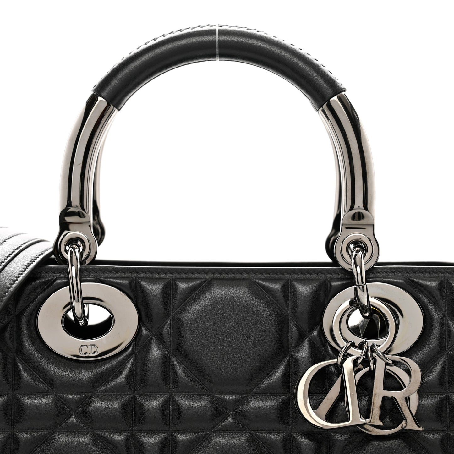 Calfskin Cannage Medium The Lady 95.22 Black