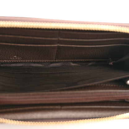 Gucci GG Supreme Monogram Web Ophidia Zip Around Wallet Brown 5 of 8