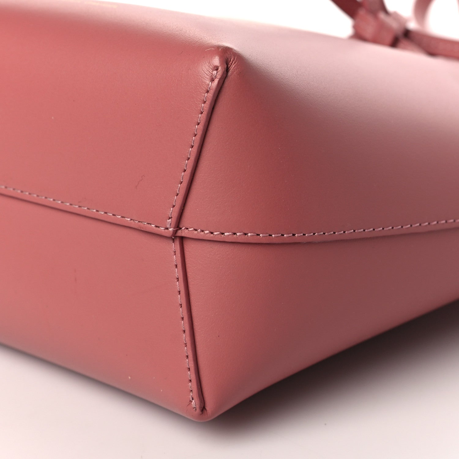 Mansur Gavriel Calfskin Mini Bucket Bag Blush 9 of 10
