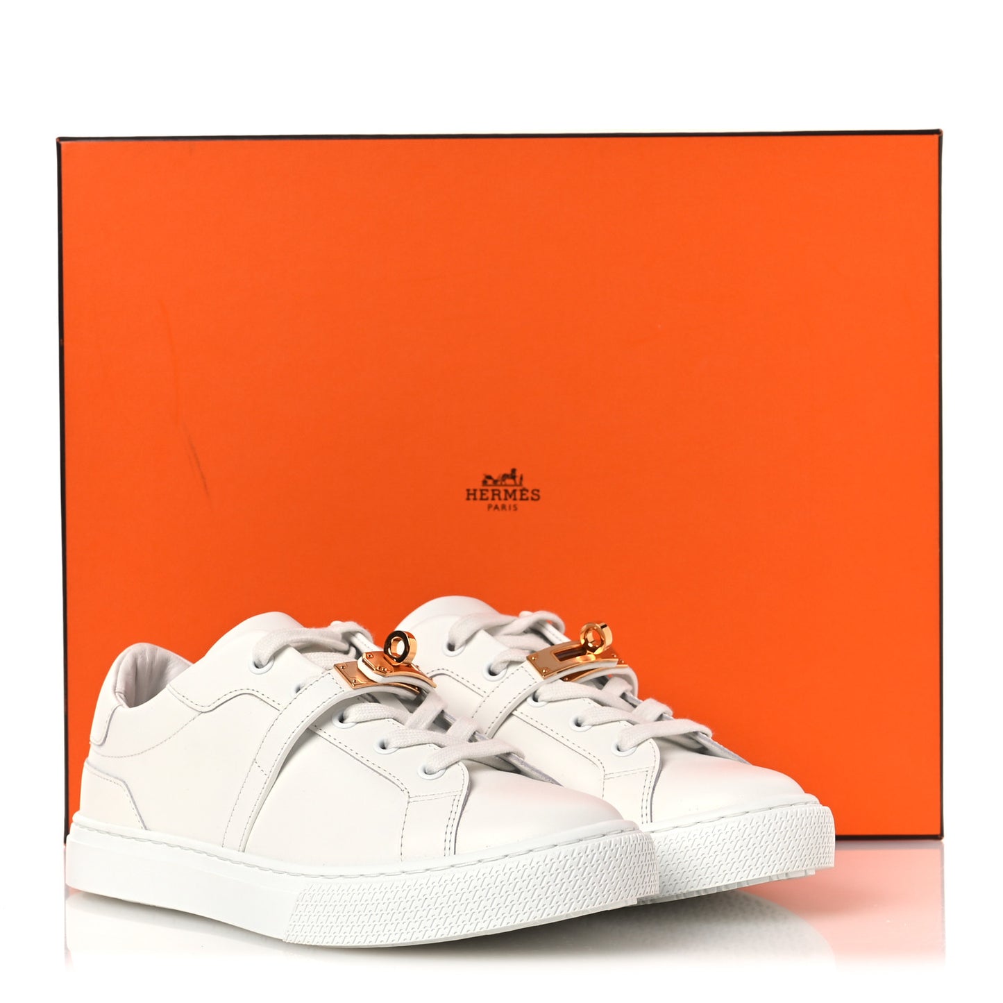 Calfskin Day Sneakers 37 White