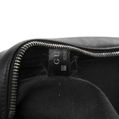 Gucci Calfskin Matelasse Monochrome Small GG Marmont Chain Shoulder Bag Black 7 of 11