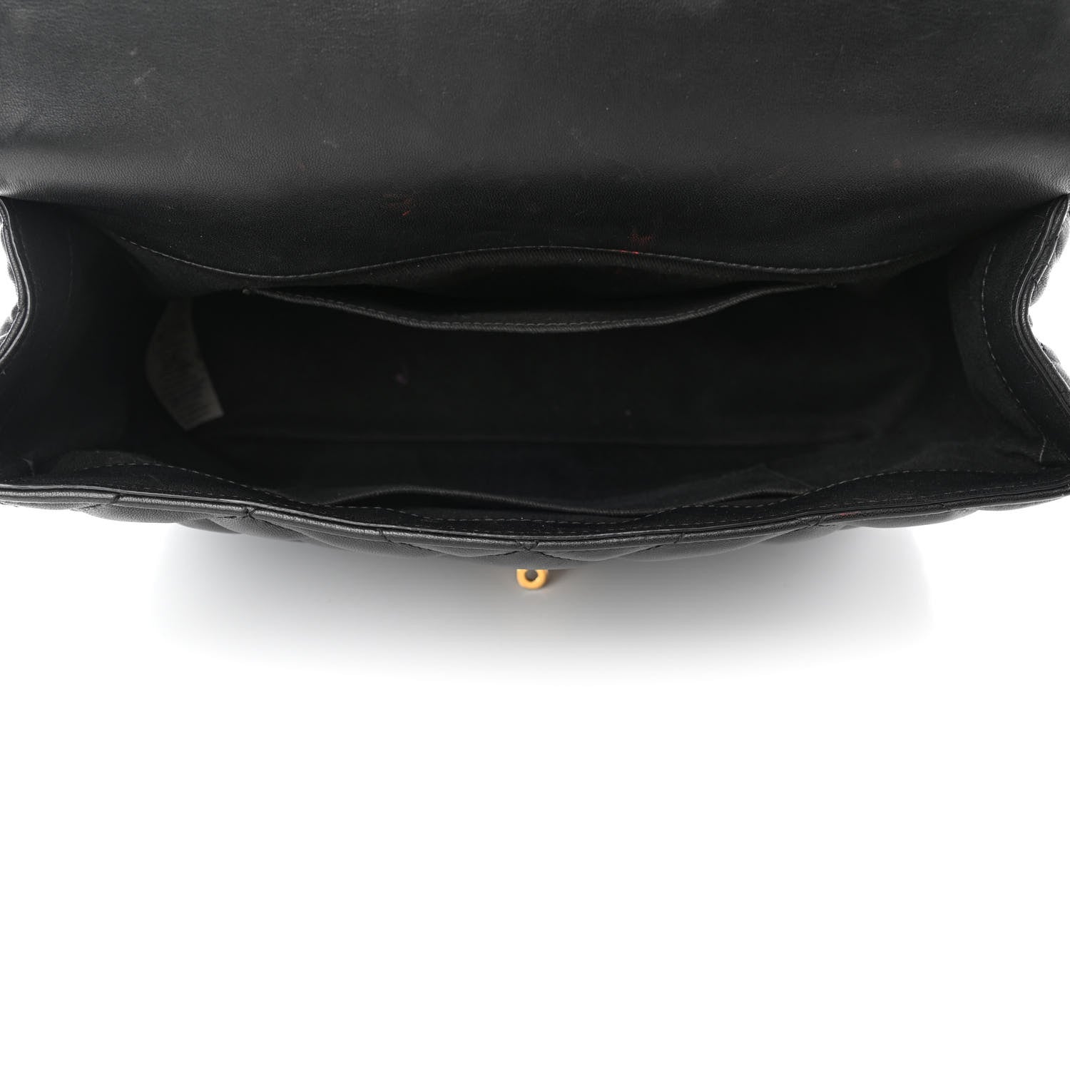 Versace Nappa Quilted Icon Shoulder Bag Black 4 of 4