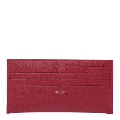Louis Vuitton Calfskin Felicie Card Holder Insert Fuchsia 1 of 5