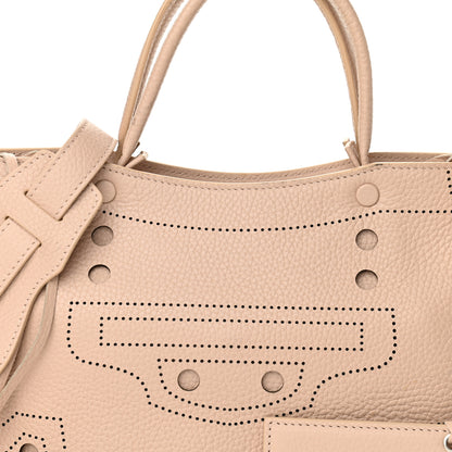 Balenciaga Veau Grana Perforated Blackout Hardware S City Beige Poudre 8 of 11