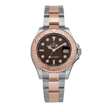 Rolex Stainless Steel 18K Everose Gold 37mm Yacht-Master Watch Chocolate 268621 1 of 5