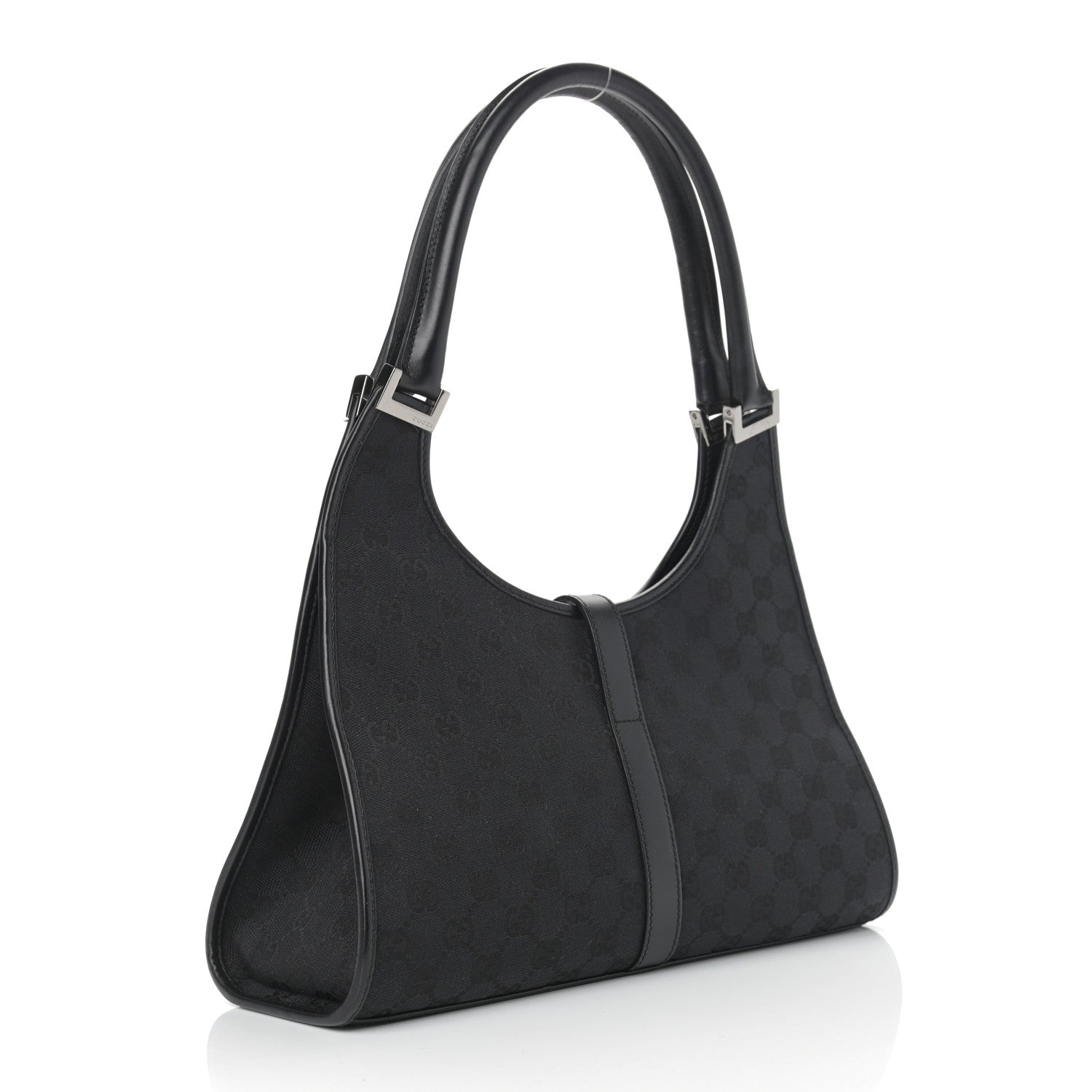 Gucci Monogram Small Bardot Black 3 of 10