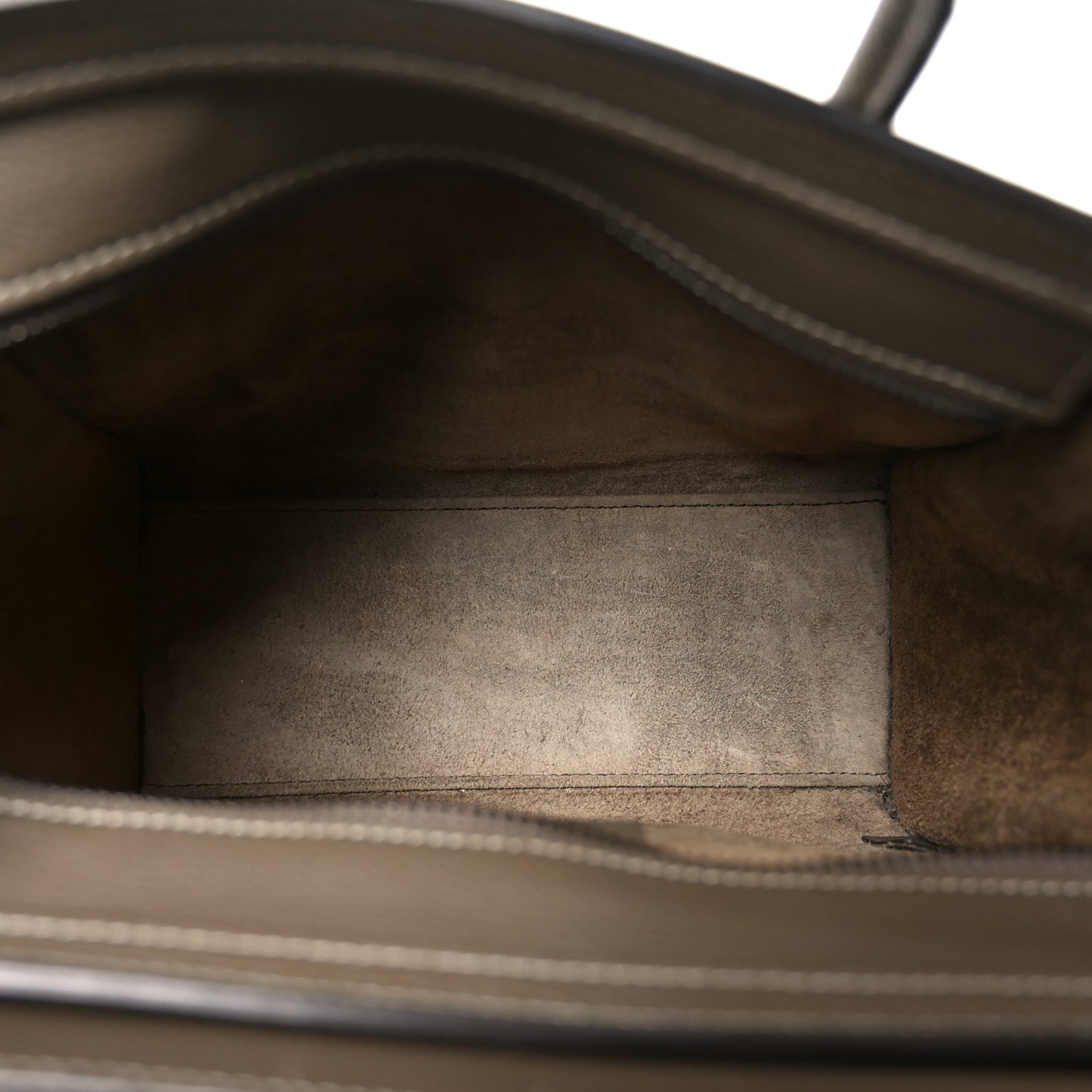 Drummed Calfskin Nano Luggage Souris