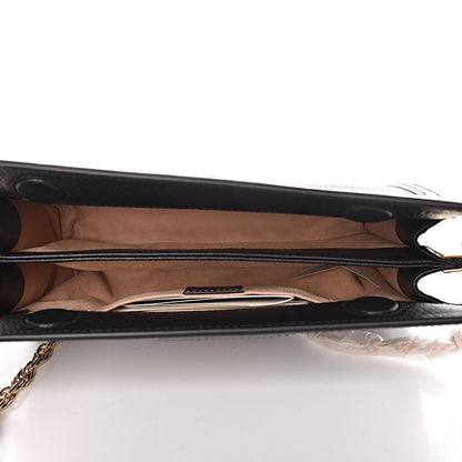 Gucci Calfskin GG Web Small Ophidia Chain Shoulder Bag Black 5 of 10