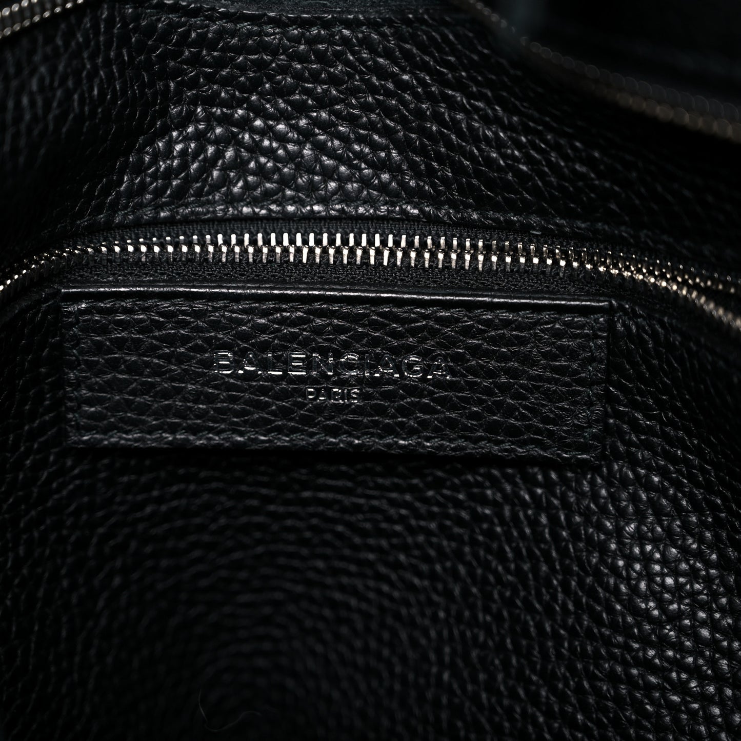 Veau Grana Perforated Blackout Hardware City Black