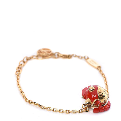 Louis Vuitton Metal Vuittonite Rooster Bracelet Gold 1 of 6