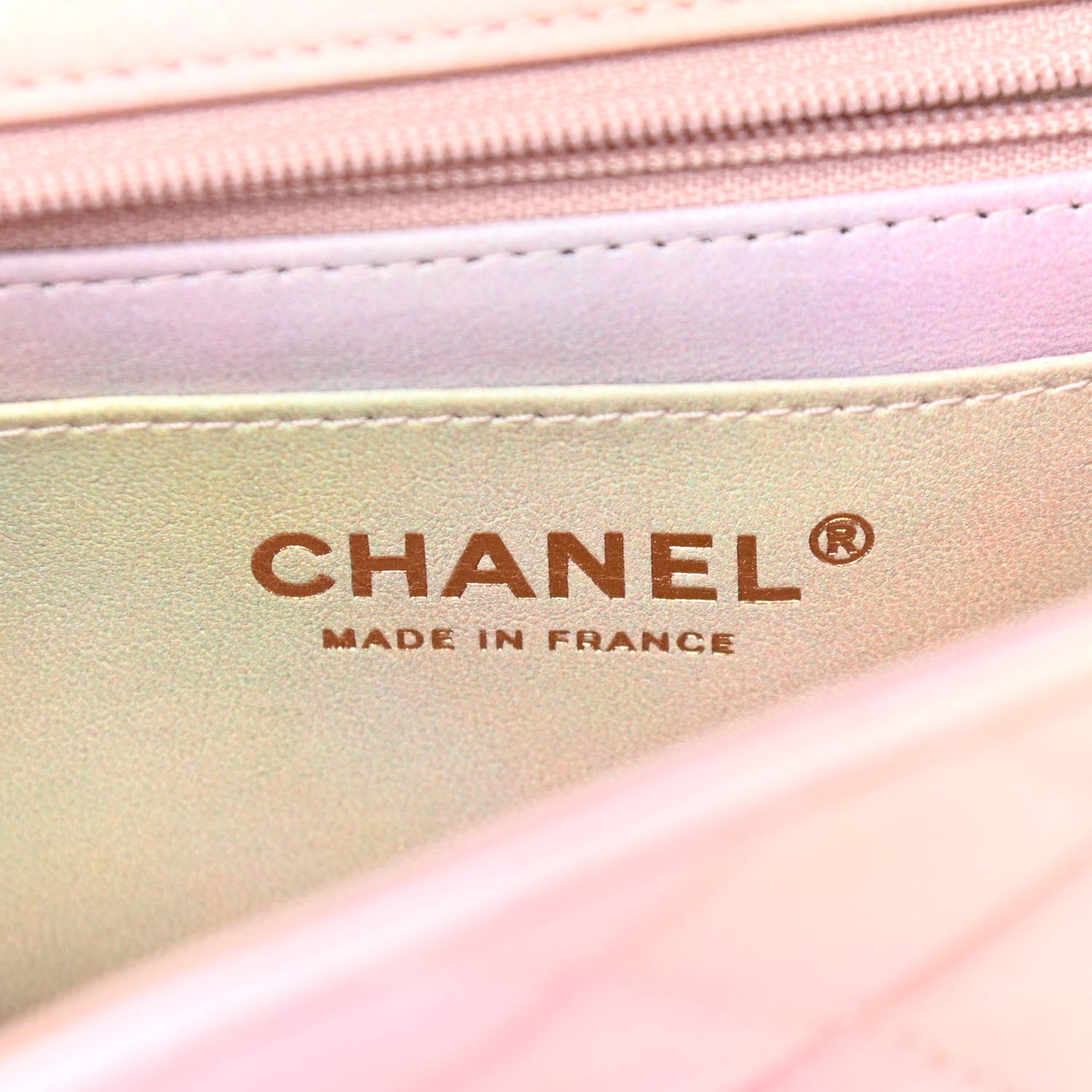Chanel Lambskin Quilted Ombre Mini Top Handle Rectangular Flap Pink Multicolor 6 of 10