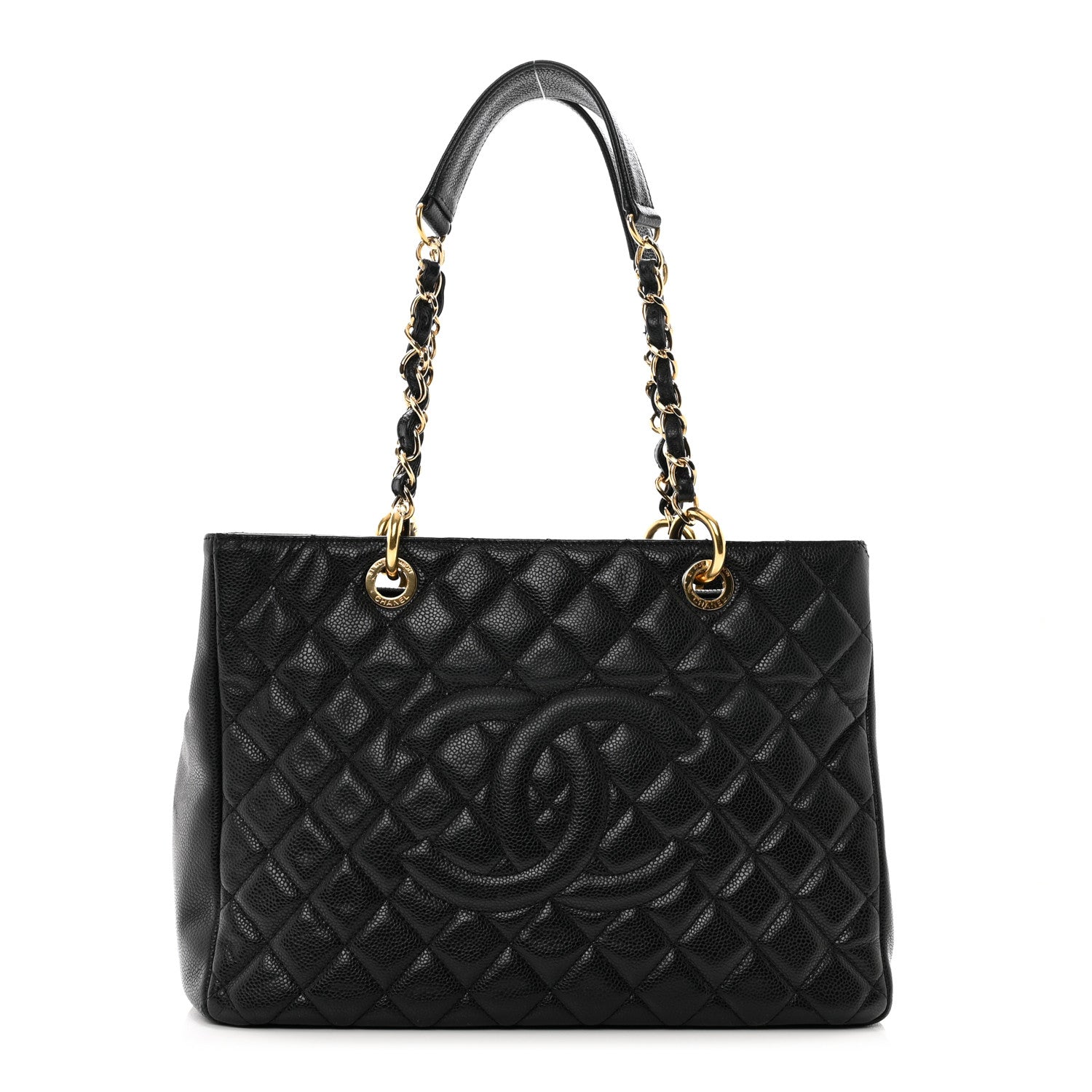 Chanel Caviar Quilted Grand Shopping Tote GST Black 1 of 11