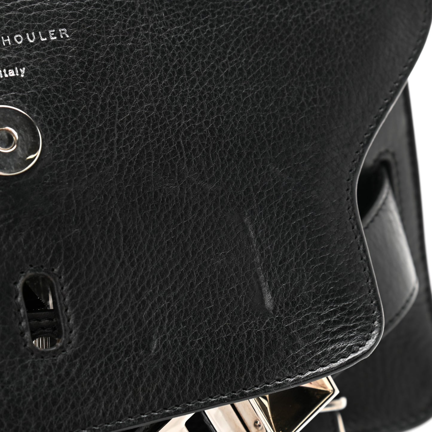Calfskin PS11 Classic Shoulder Bag Black