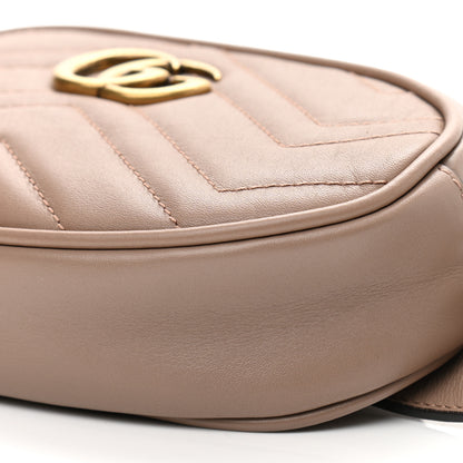 Gucci Calfskin Matelasse GG Marmont Belt Bag 85 34 Porcelain Rose 10 of 10