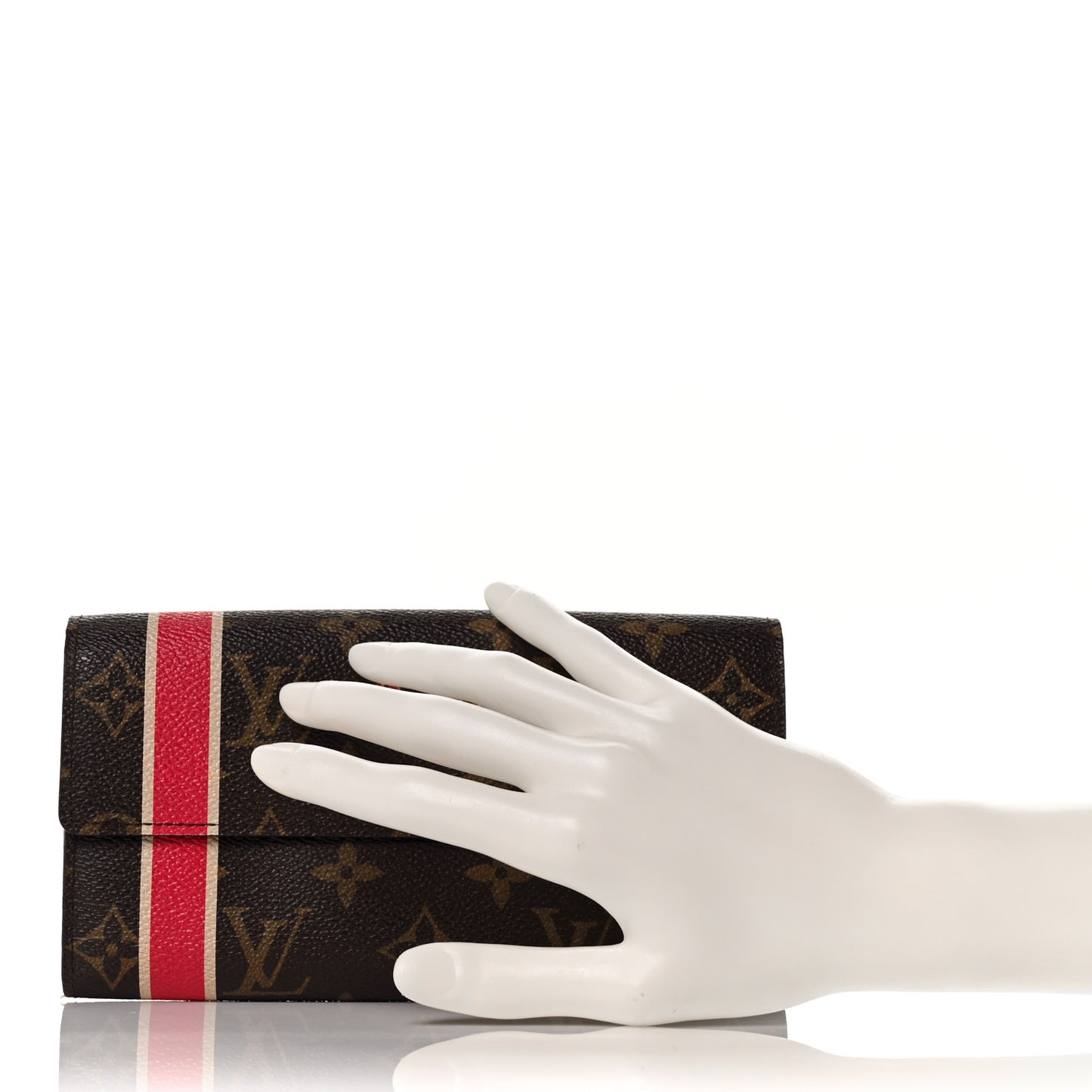 Monogram My LV Heritage Sarah Wallet Fuchsia White