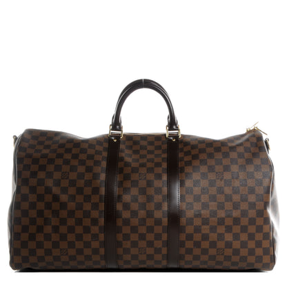 Louis Vuitton Damier Ebene Keepall Bandouliere 55 1 of 7