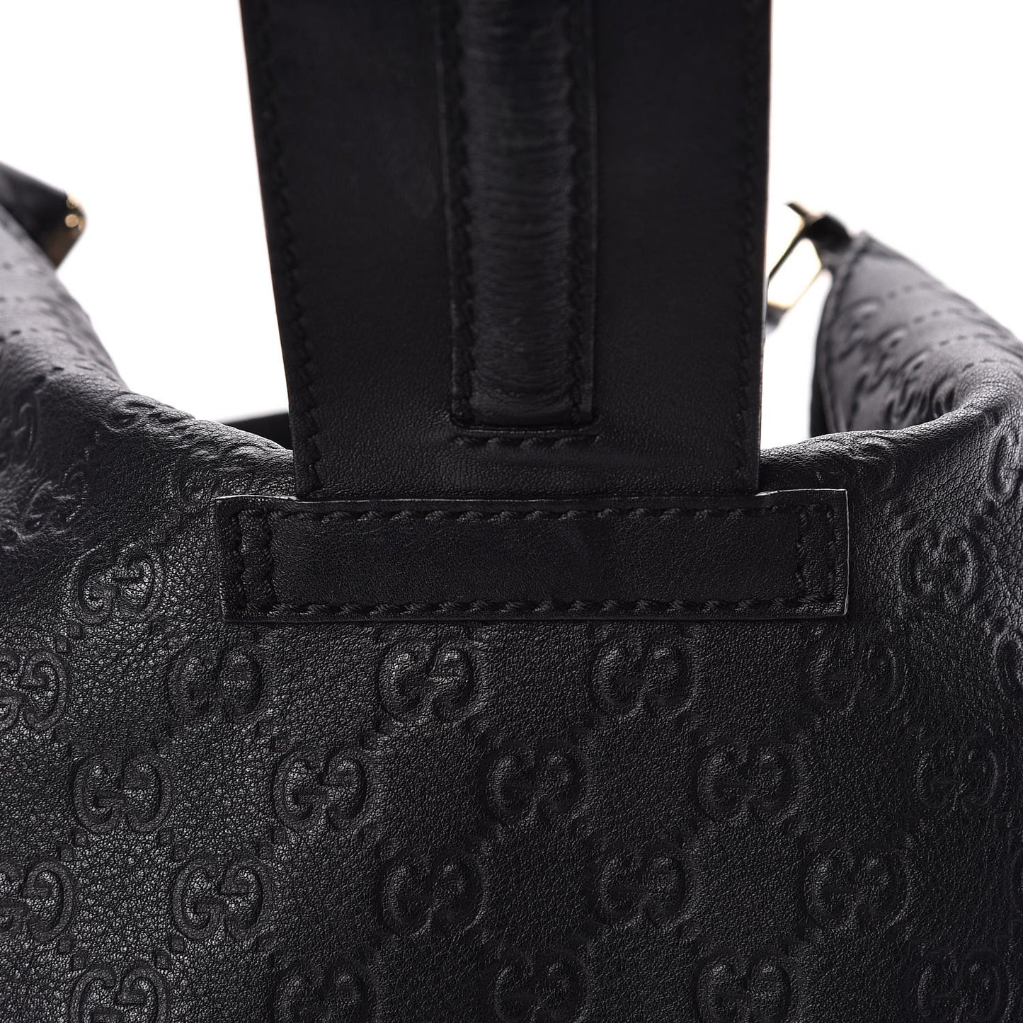 Guccissima Large New Ladies Web Hobo Black