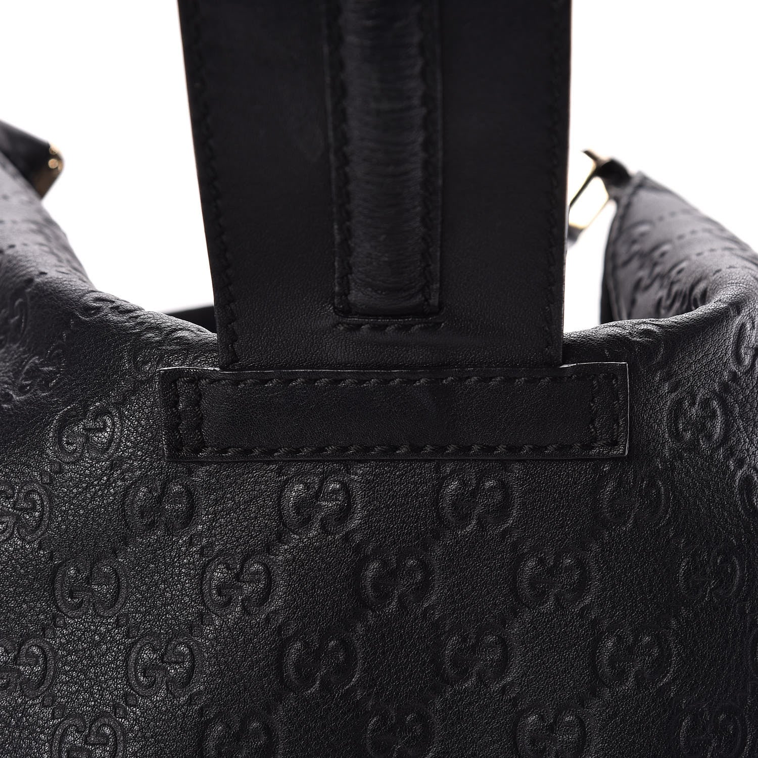 Gucci Guccissima Large New Ladies Web Hobo Black 10 of 18